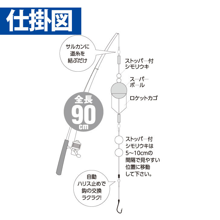 サヨリ カゴ付きスーパーボール リール竿用 製品情報 Hayabusa 株式会社ハヤブサ