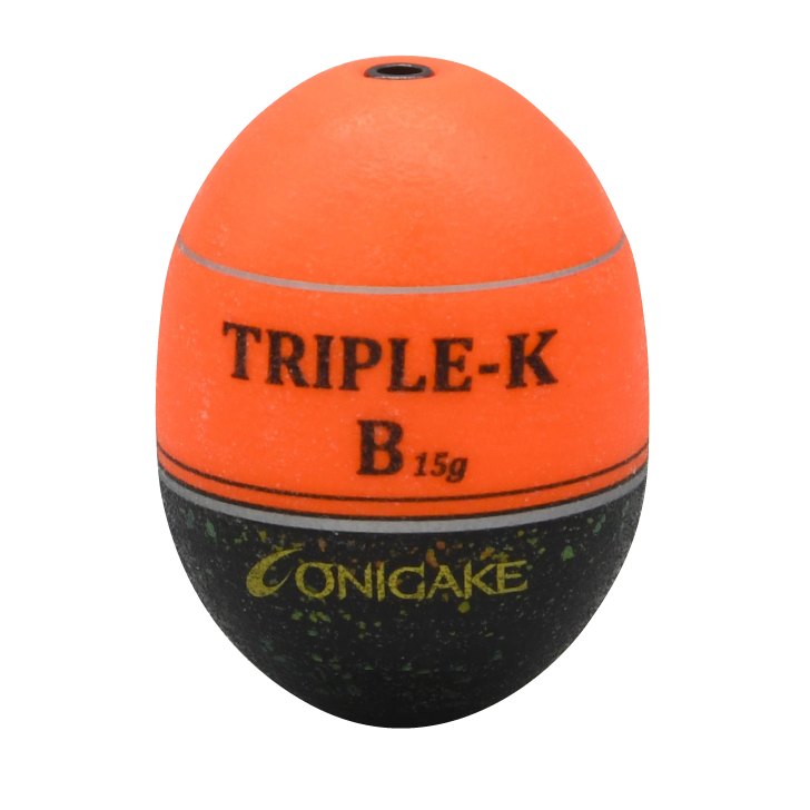鬼掛ふかせウキ ＴＲＩＰＬＥ-Ｋ ｌｉｇｈｔ