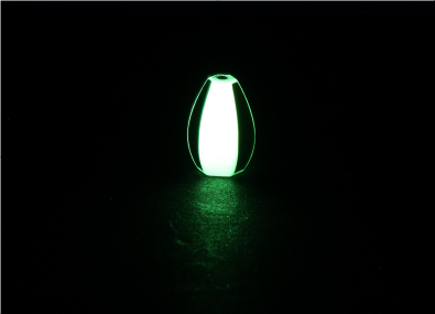 1.グリーン夜光 発光イメージ