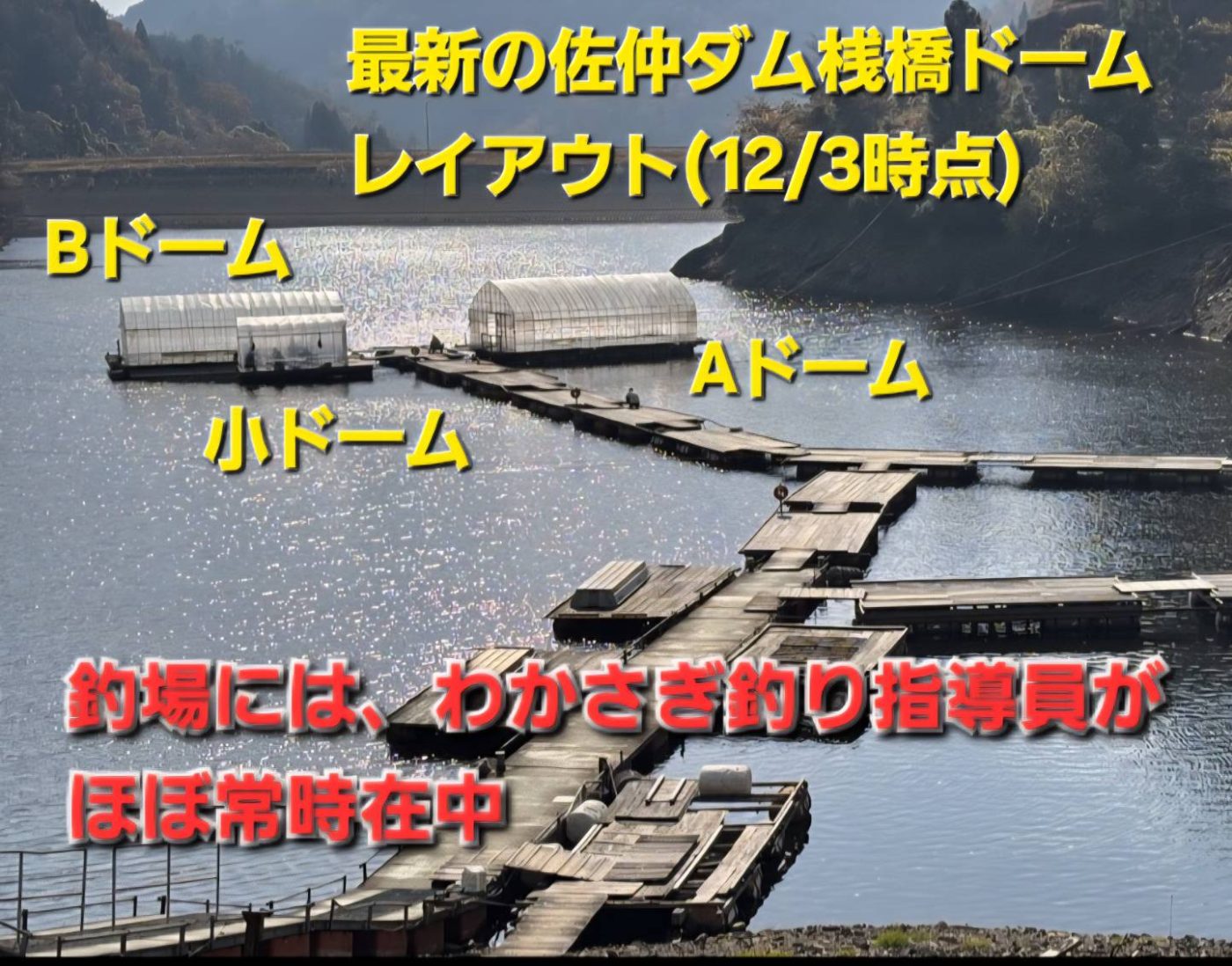 ワカサギ28匹(4.5㎝～6㎝）4名の釣果